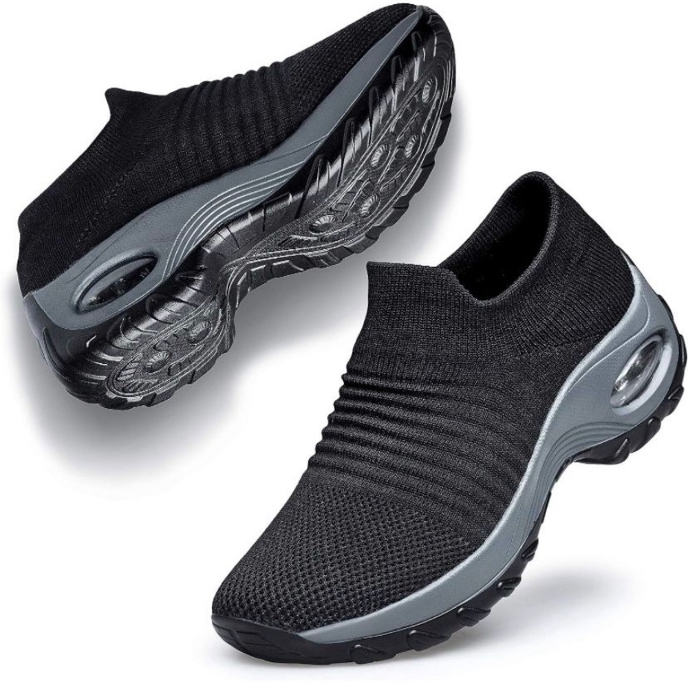 Women's Walking Shoes Sneakers Comfortable Nursing Slip on Daily Shoes